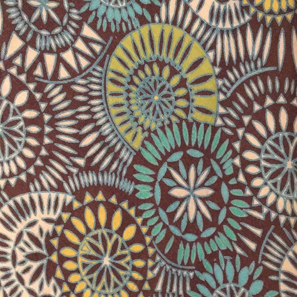 Multi-colored A-Line skirt, Size 4 Elastic Waist - Picture 6 of 6